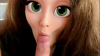 Cute snapchat barbie sucked all the cum out of me! pov