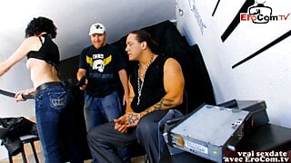 French amateur teen casting with cum facial