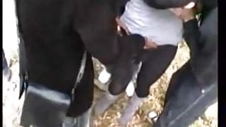 French blonde gangbanged by unknowned men