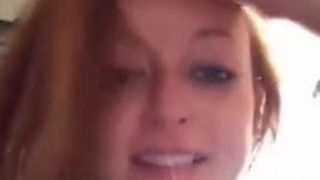 belle jeine rousse en cam