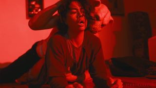 Frightened babe dominated and banged by masked creep